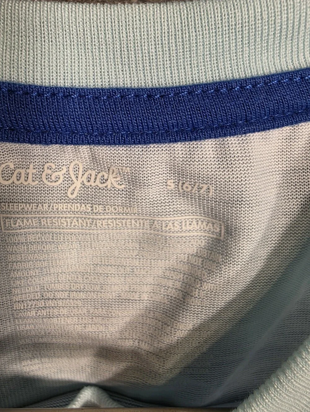 Cat & Jack Blue Shark and Pizza Short Sleeve Pajama Set